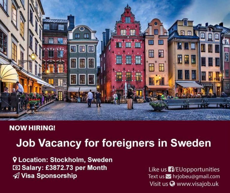 tourism jobs in sweden