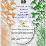 Embassy of India Brussels Celebrates  Republic Day on 26th Jan 2022
