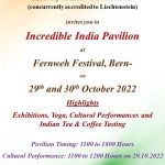 Embassy of India to Switzerland concurrently  accredited to Liechrenstein invites you Incredible India Pavilion at Fernweh Festival