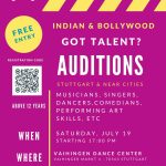 Indian & Bollywood Talent Call 2025.Showcase Your Spark in Stuttgart on 19th July!