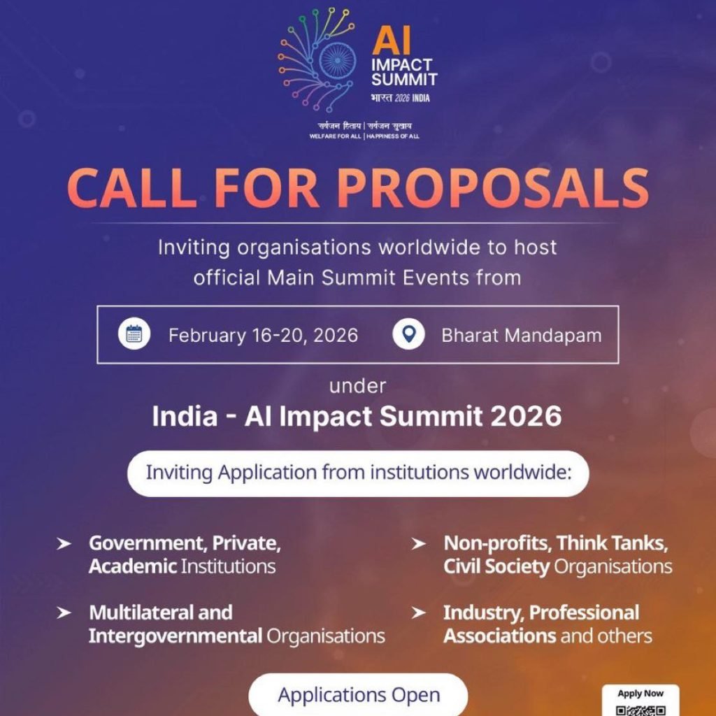 Call for Proposals Host Main Summit Events at India AI Impact Summit 2026