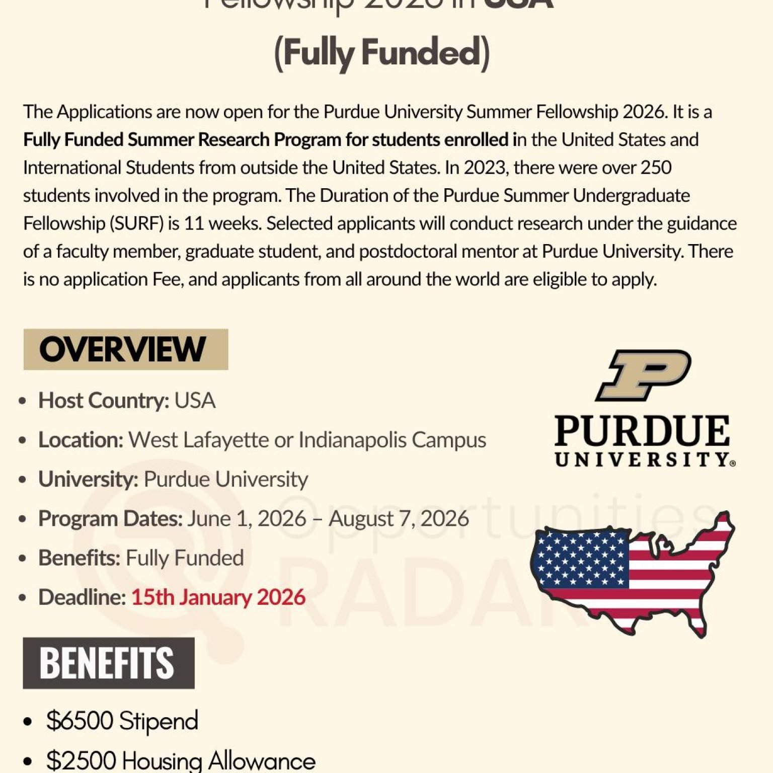 Fully Funded Summer Program 2026 in the USA - Indoeuropean.eu