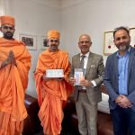 Amb Kumar Receives BAPS Swaminarayan Sanstha UK and Europe Delegation 