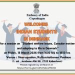 EOI Copenhagen Hosts Interaction and Networking Evening for Indian Students in Denmark