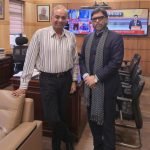Amb Engages with Prasar Bharati CEO to Boost India Spain Media Ties