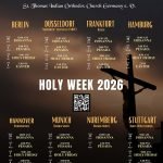St. Thomas Indian Orthodox Church, observes the sacred days of Holy Week across Germany
