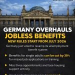 Germany Tightens Unemployment Benefit Rules from July 2026