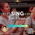 “Sing for Peace – Mantras & Meditation” by The Art Of Living on 12th April, 2026.