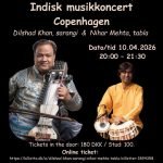 KoncertKirken & Embassy Of India Presents ‘Indisk Musikkoncert: Dilshad Khan & Nihar Mehta’ on 10th April, 2026.