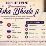 Remembering Asha Bhosle Ji | Tribute Musical Event 2026 with Songs, Dance & Celebration
