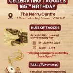Rabindra Utsav 2026 — Honouring 165 Years of Tagore’s Legacy at The Nehru Centre, London on 21 & 22 May, 2026.