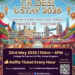 Join the Festive Spirit & Vibrant Celebrations at UK Desi Ustav 2026 on 23 May.