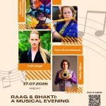 The Gandhi Centre Welcomes You to “Raag & Bhakti” – Experience the Beauty of Bhajans and Classical Melodies on 17 July 2026.