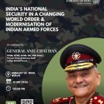 India’s National Security in a Changing World Order: Special Address by General Anil Chauhan at the Embassy of India, Berlin on 14 September 2026.