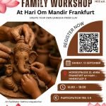 Shape Your Own Ganesha, Create Beautiful Memories: Ganesh Chaturthi Clay Workshop at Hari Om Mandir. Workshop on 13 September, 2026.