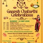 Indian Youth Association APS Presents Ganesh Chaturthi 2026 – Celebrate Together in Rome on Sunday, 13 September 2026