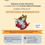 Bhagavad Gita Lecture Series in Stockholm | Exploring Krishna, the Soul & the Path of Bhakti Yoga | 21 October & 18 November 2026