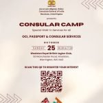 CGI, Manchester to Organise Special Consular Camp for Indian Community in Warrington on 25 October 2026.