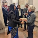 Amb. Vani Rao Visits Teatro Tascabile di Bergamo and Its Eurasian Library Celebrating India’s Cultural Heritage