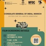 CGI, Munich, Invites Cinema Lovers to a Special Indian Movie Screening on 31 October 2026.